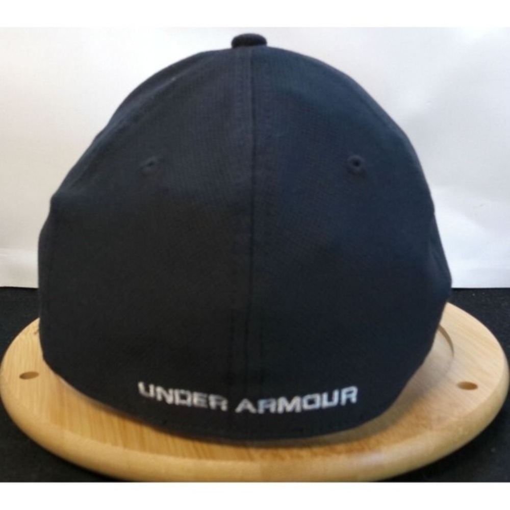 Baseball Cap Under Armour Blitzing Fitted Blue M L Embroidered Logo - Picture 3 of 7